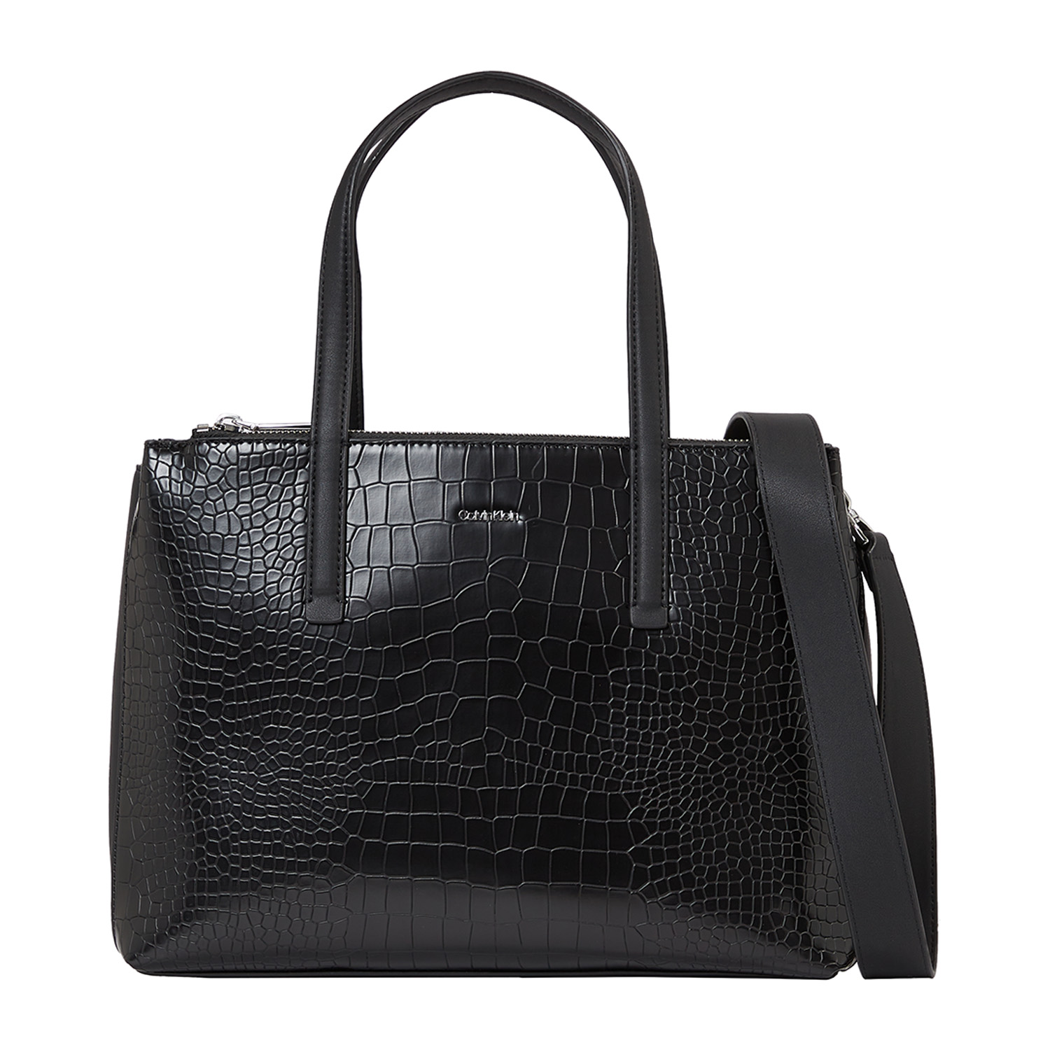 CALVIN KLEIN CK MUST Medium Tote Croco