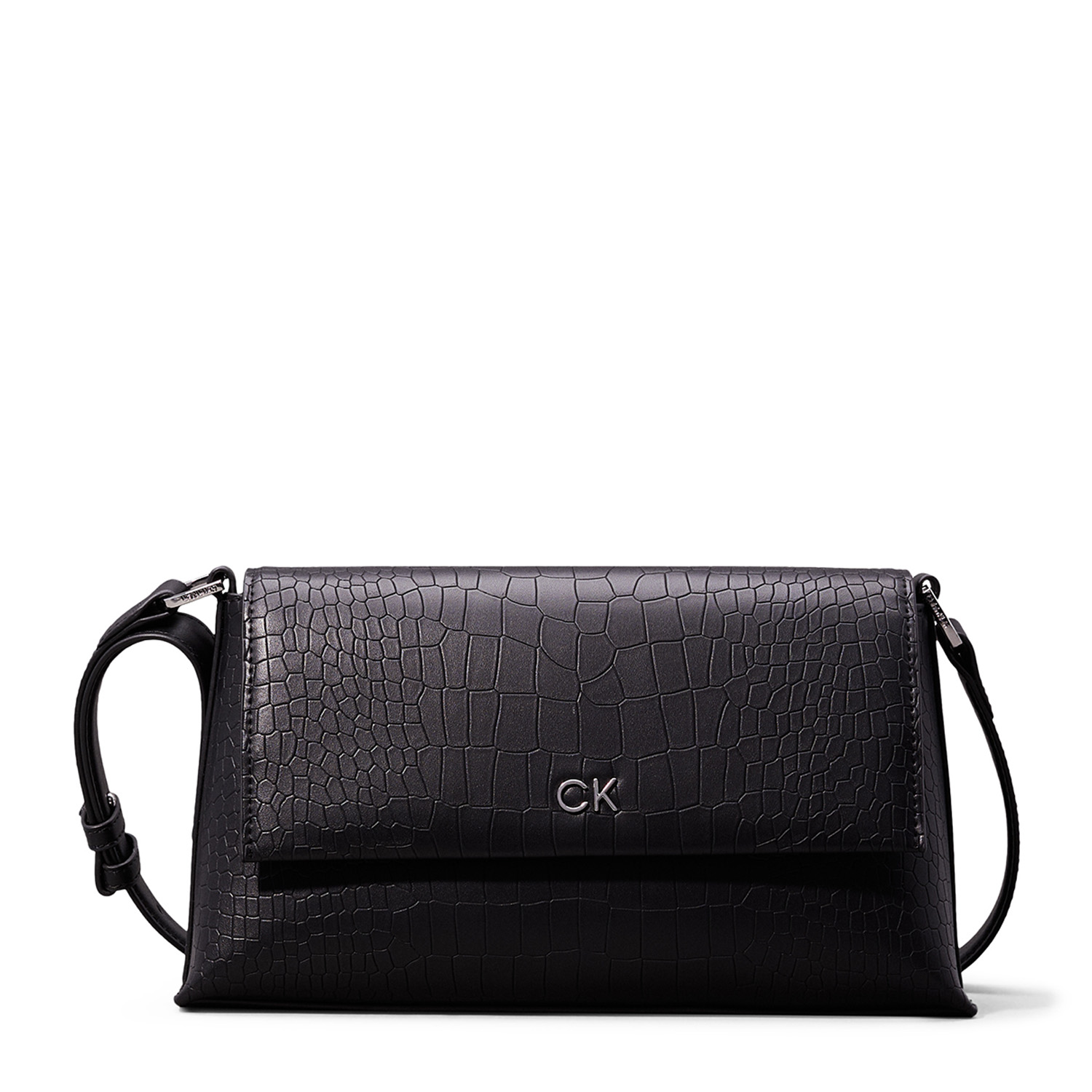 CALVIN KLEIN CK DAILY Shoulder Bag Croco