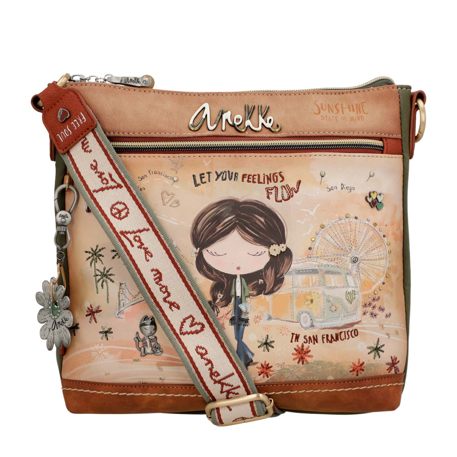 Anekke PEACE & LOVE Crossbody Bag