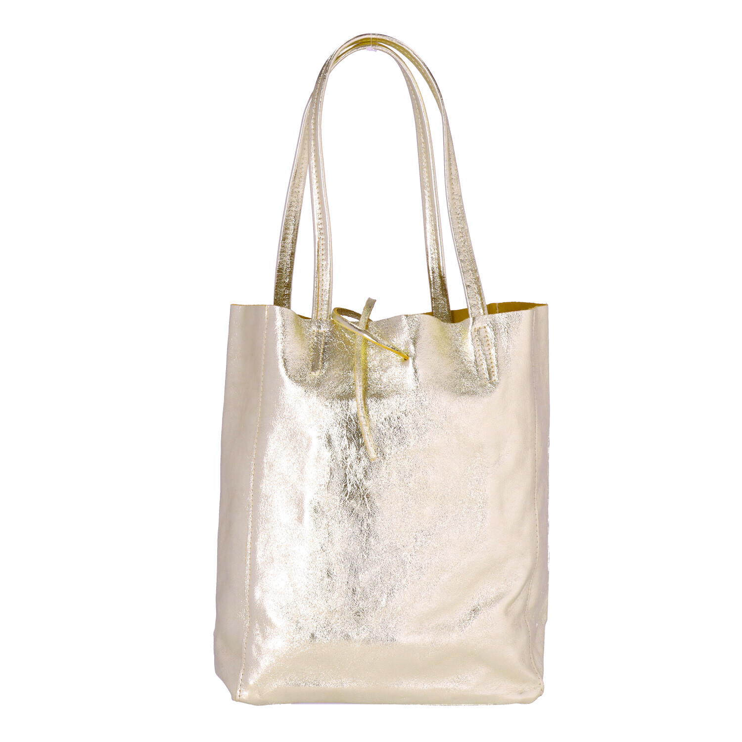 ALEXANDER HEITZ Shopper Leder Metallic