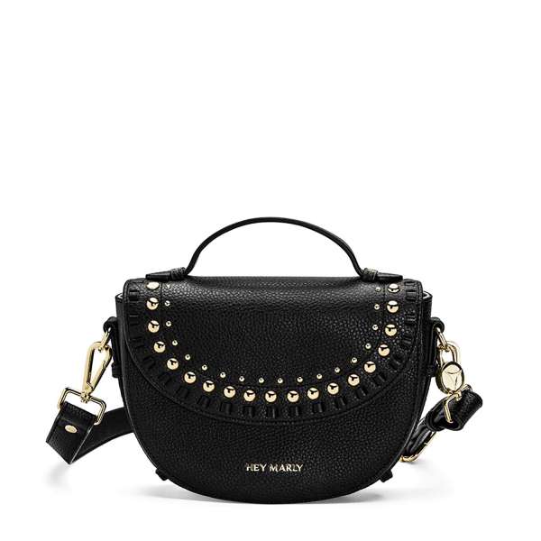 Hey Marly Soul Sister Rivet Half Moon Bag